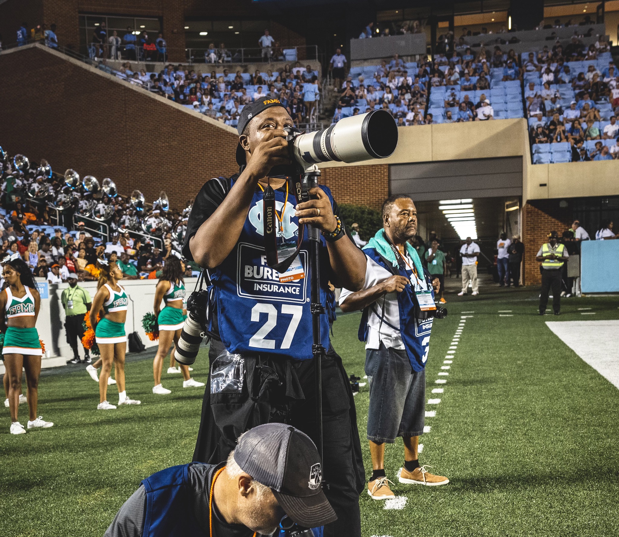 After practice, I heard the team do the traditional football chant from ...