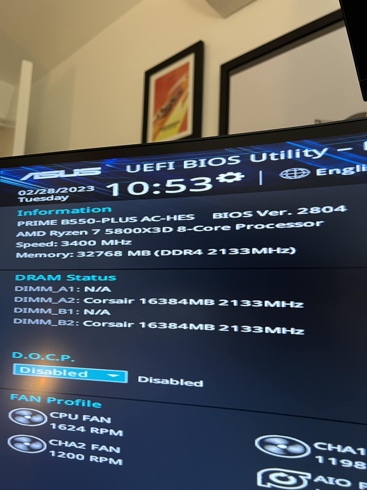 Any settings to change after upgrading to 5800x3d?