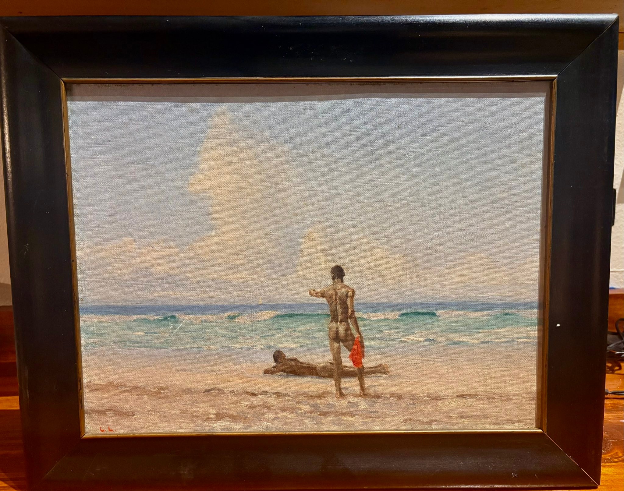 What is the value of a 19 1/2 x 23 1/2 art piece?