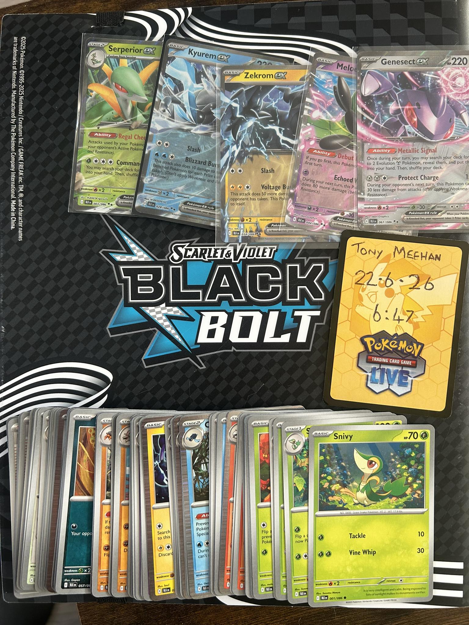 black bolt pokemon card set SV10.5: Tech Sticker collection 3-Pack  worthy cards pokemon booster box black and