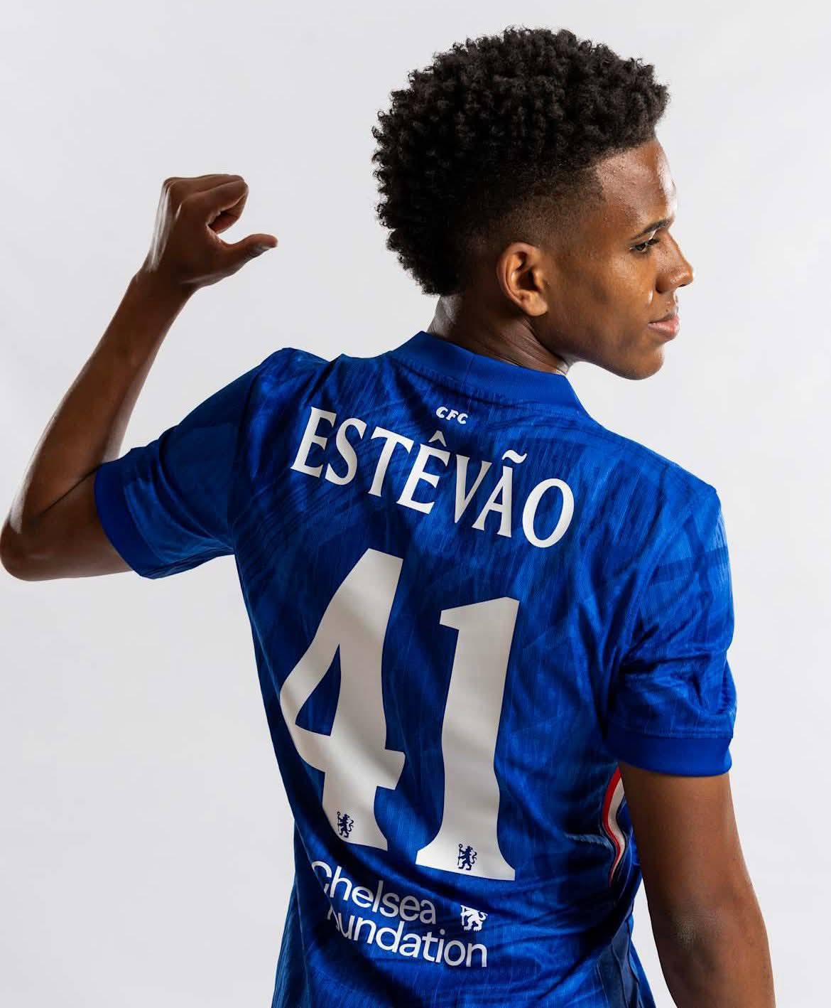 Estevao Willian has been given the no41 shirt and Jorrel Hato has
