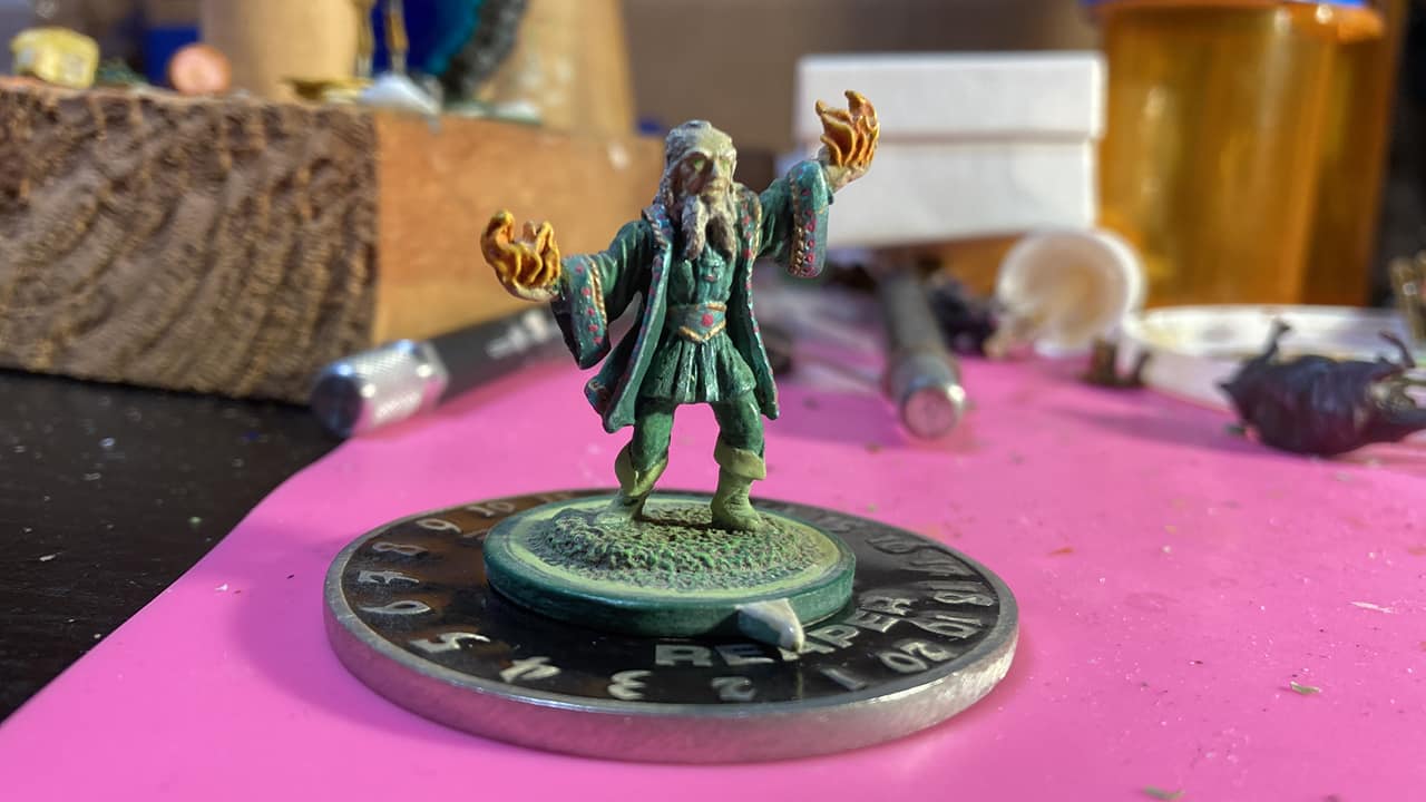 What is this metal miniature figure with a Scrye Counter?