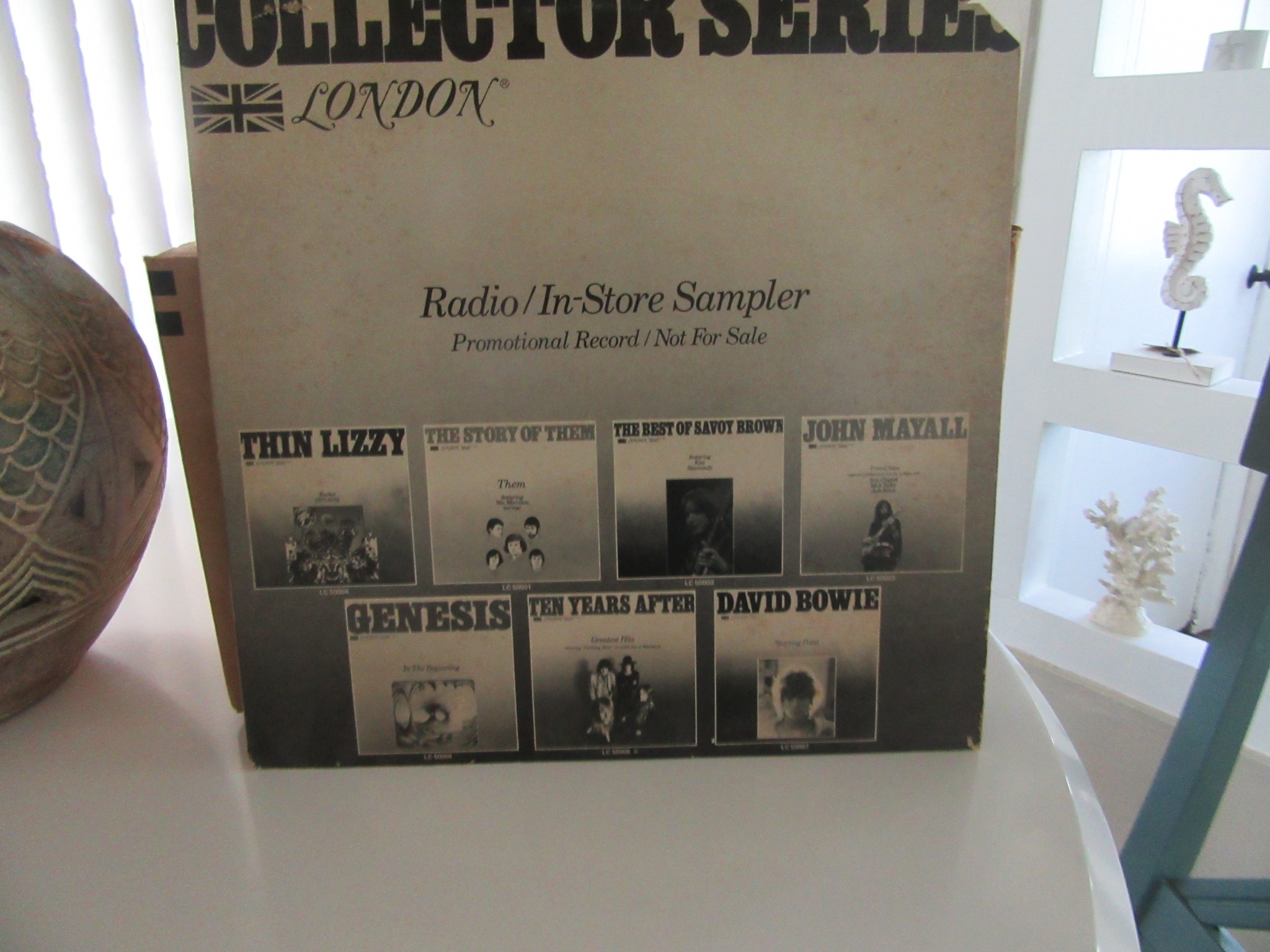 1977 London Release Promo Vinyl LP Featuring Van Morrison and Others