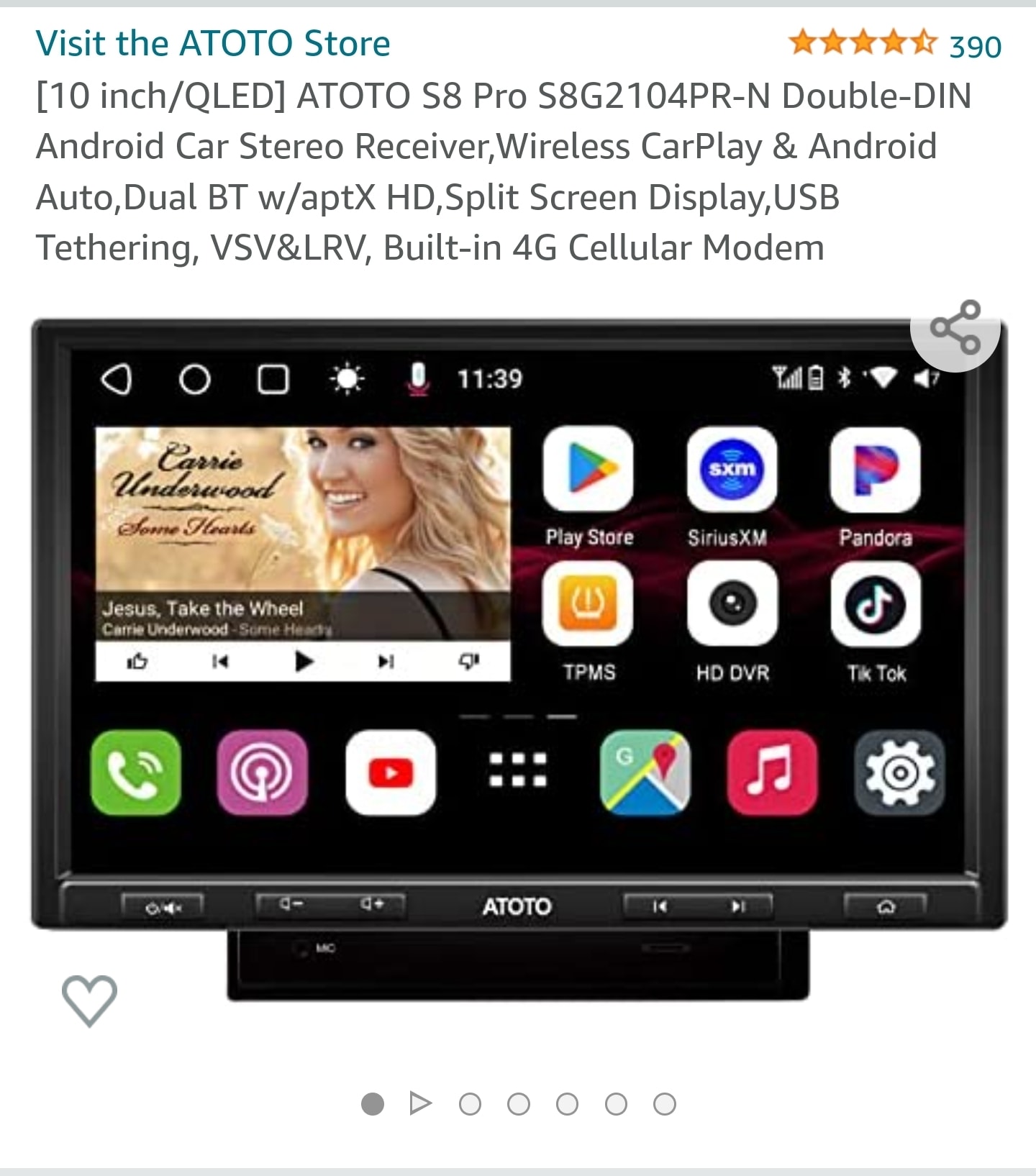 Who is running an Atoto F7 9 touch screen?