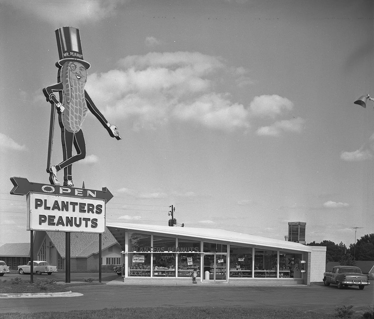 Did you ever see Mr. Peanut with his walking cane downtown near 