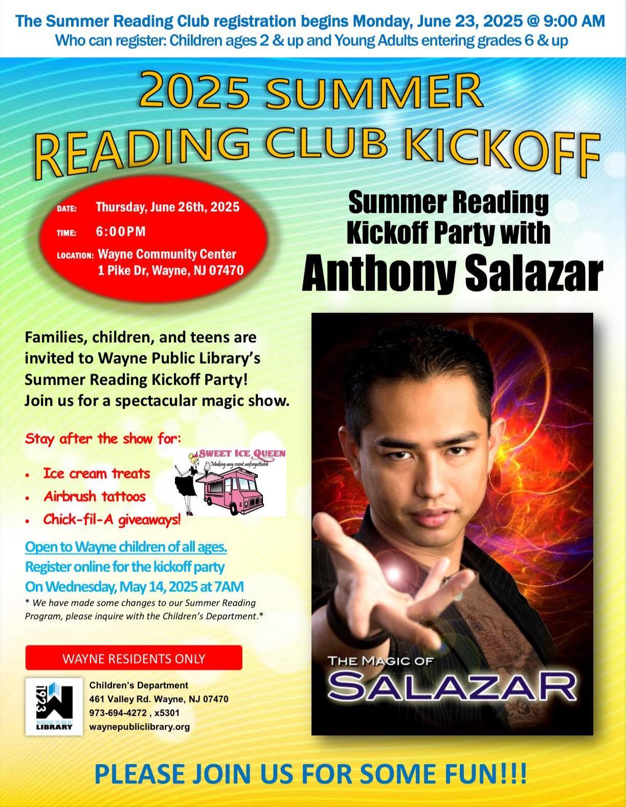 Magician Perry Yan at San Ramon Library on June 8th