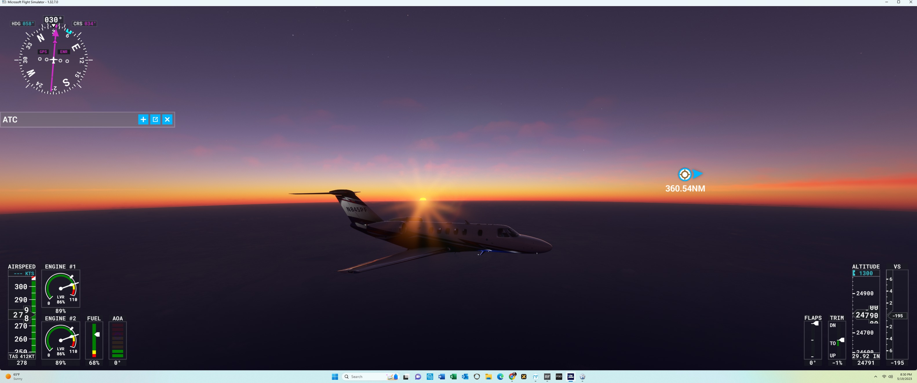 Microsoft Flight Simulator 2024 (Asobo Studio) | Pacific Island evening ...