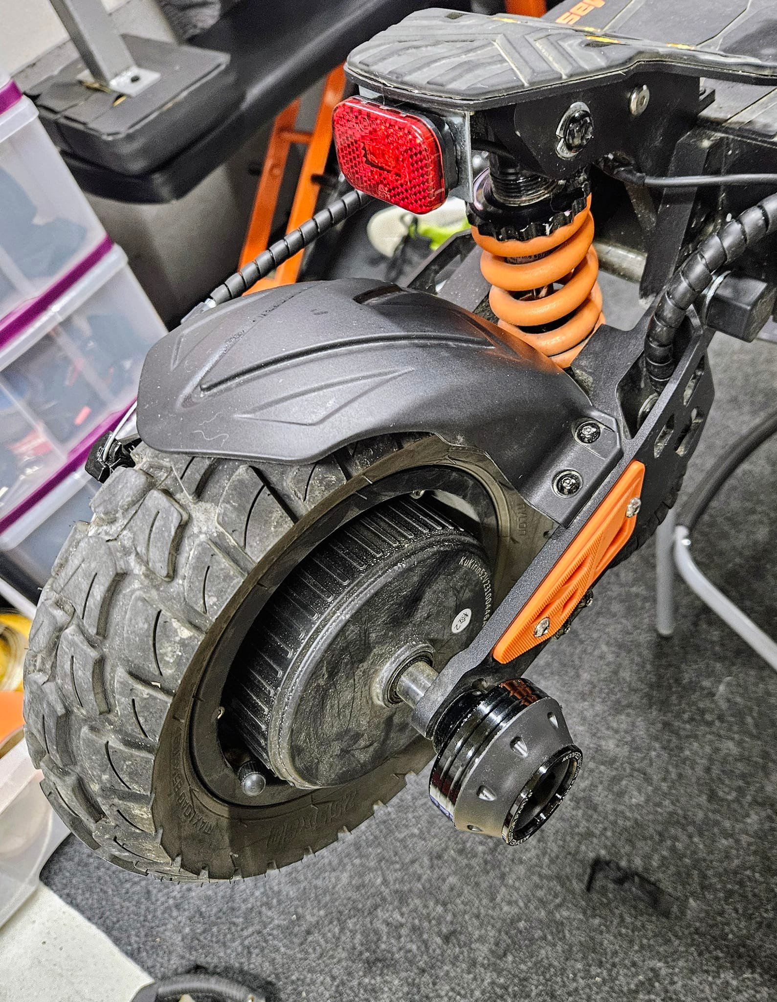 Kit Feu Arrière Complet Kukirin G2 – Avec Support, Pour Trottinette électrique Master, Visibilité Et Sécurité