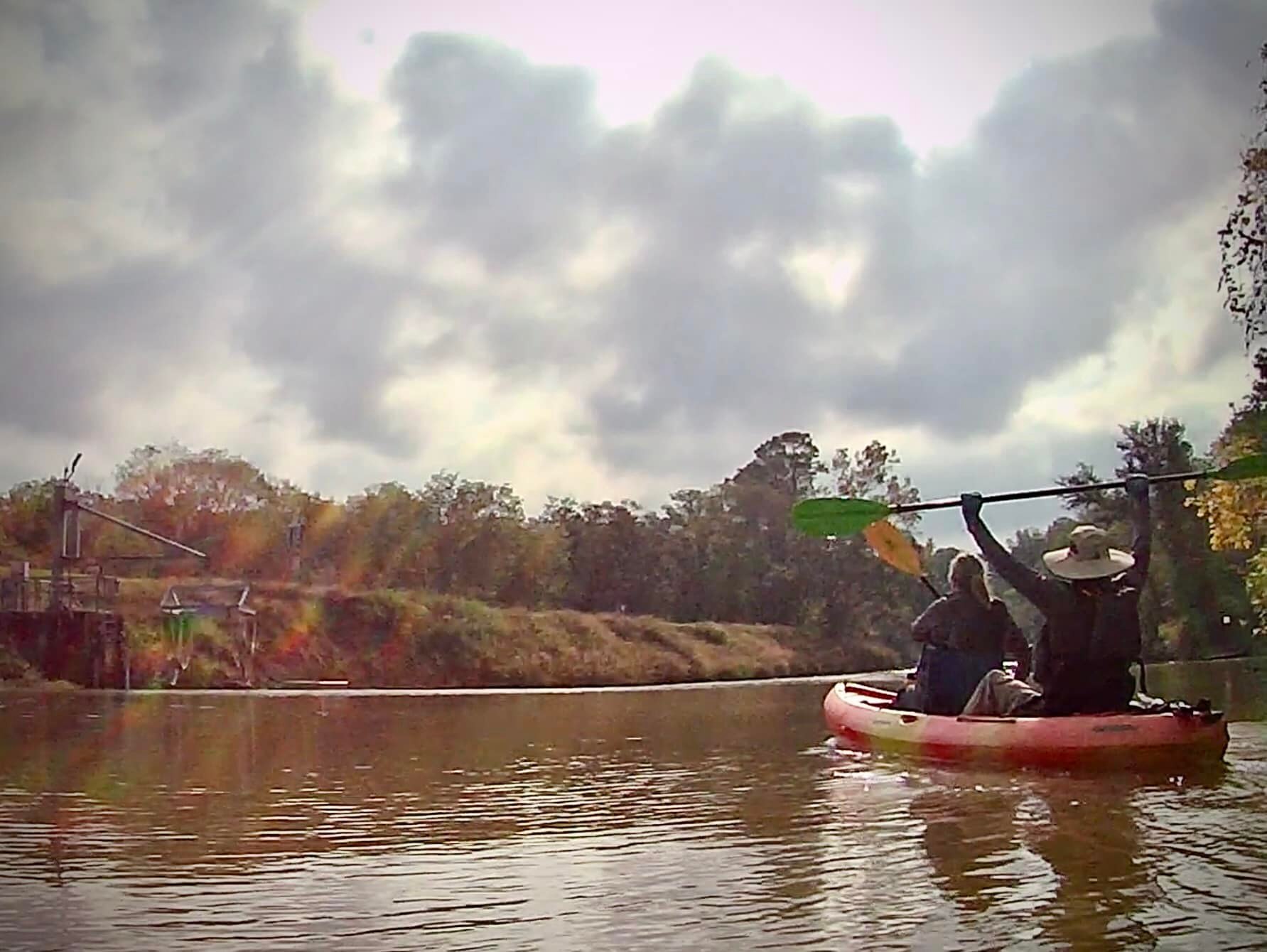 Kayaking on Chocolate Bayou in Houston