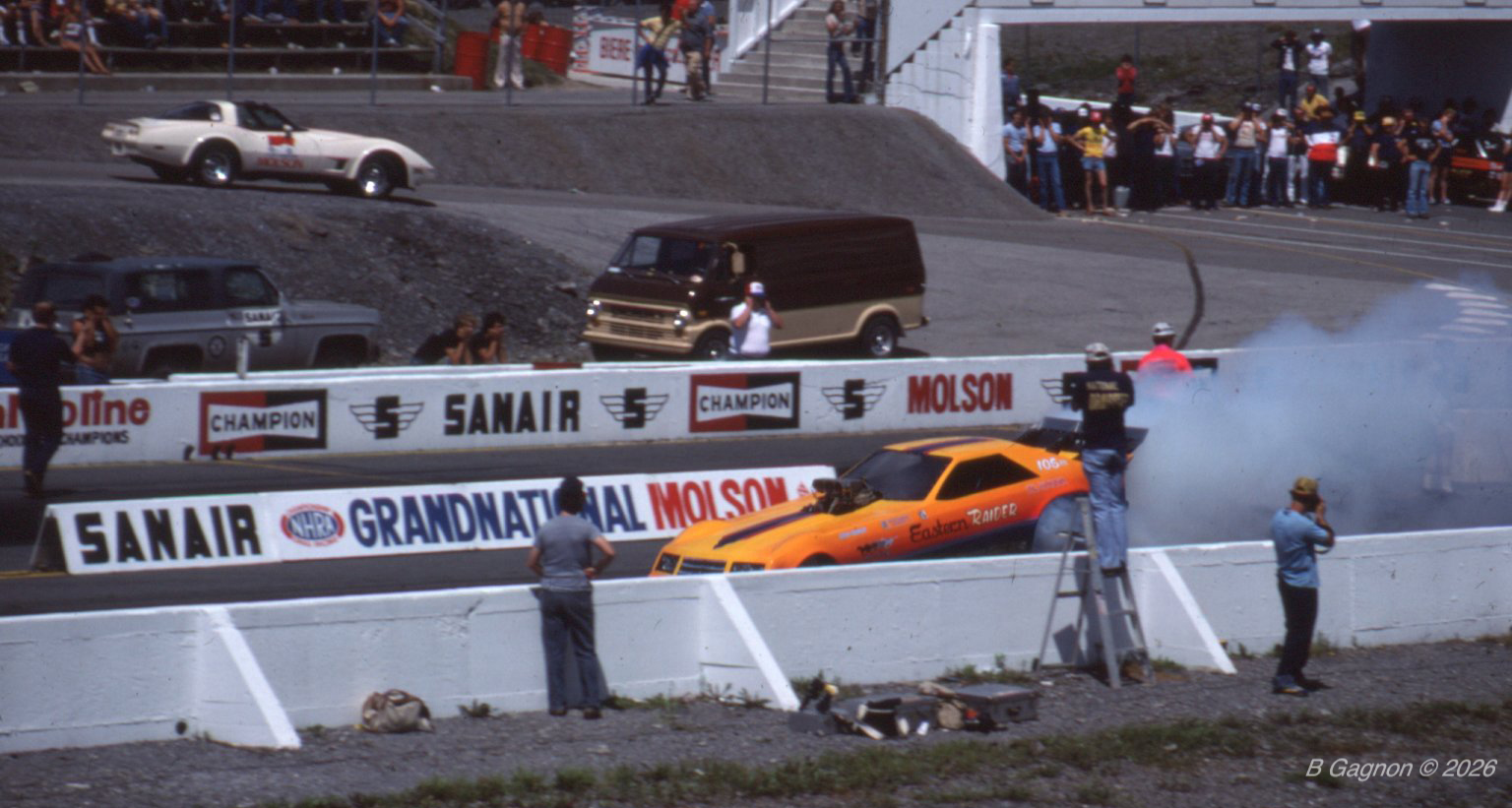1985 NHRA Le Grandnational Molson Racing at Sanair Speedway