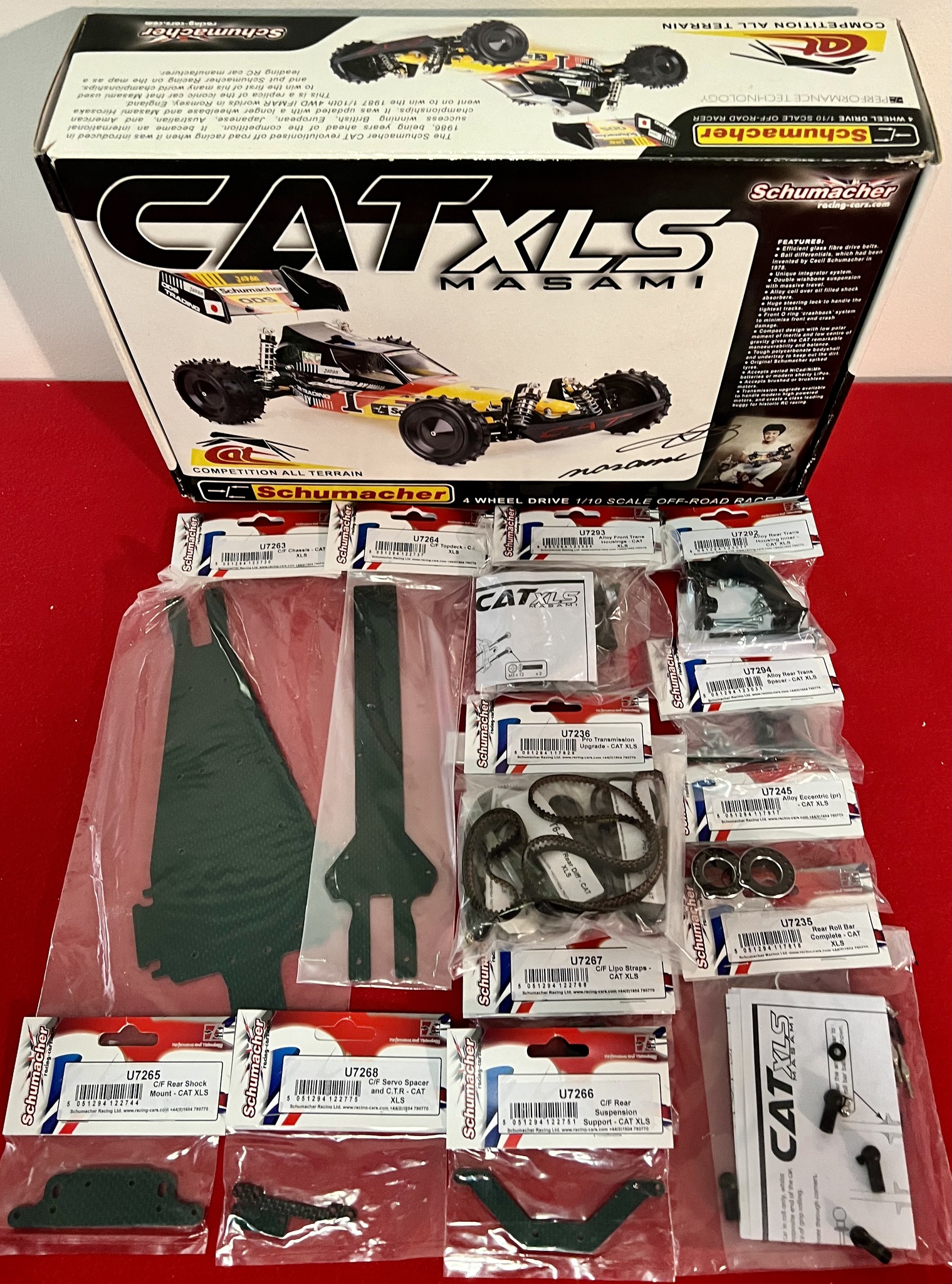 Retro paint schemes for Cat XLS and Cougar 2 RC shells