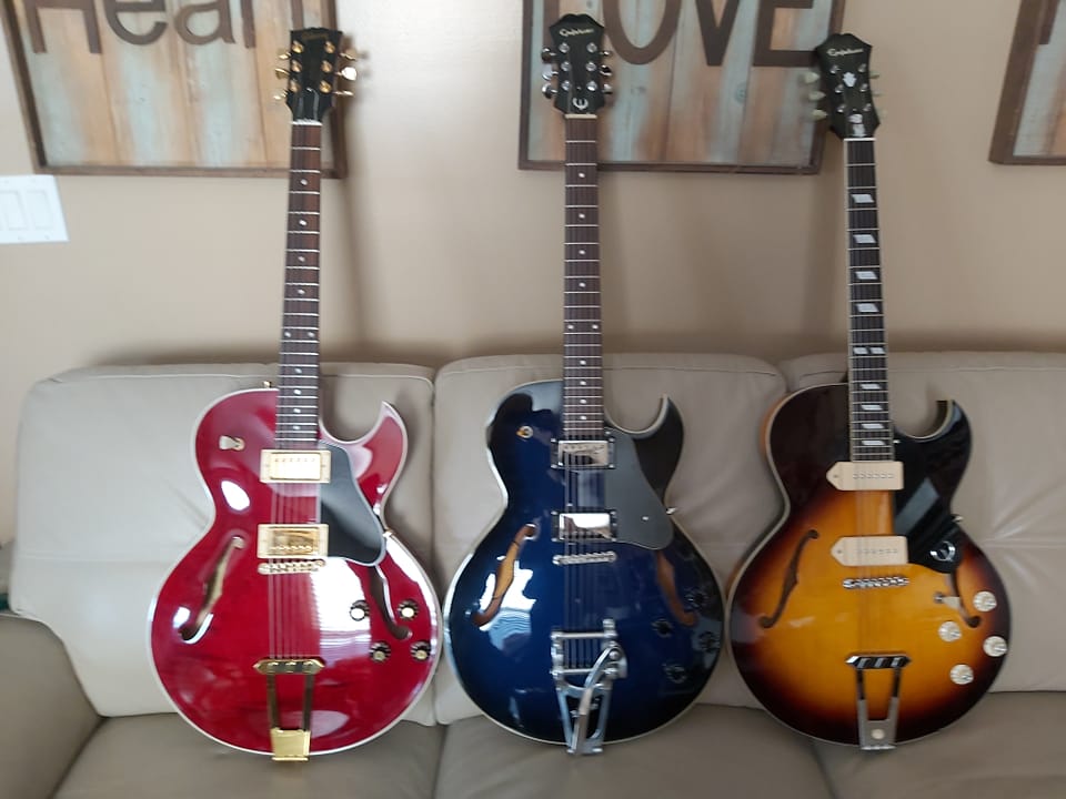 Gibson ES-135 and Epiphone ES-135 guitars