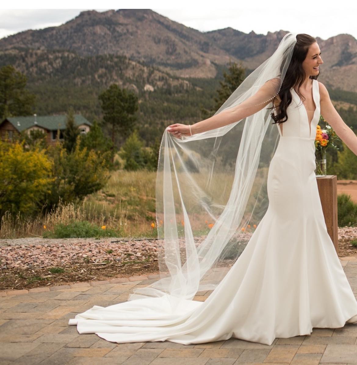 white cotton tunic dress THALIA in OFF skimming bodice open at AW.Bridal A-line V-Neck Tea Size:XXXS Straps & Sleeves_Cold Shoulder