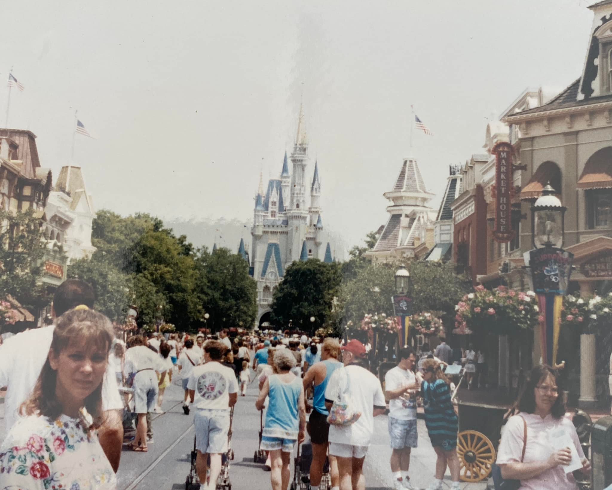 Mickey Mouse at Walt Disney World's Starland in 1991