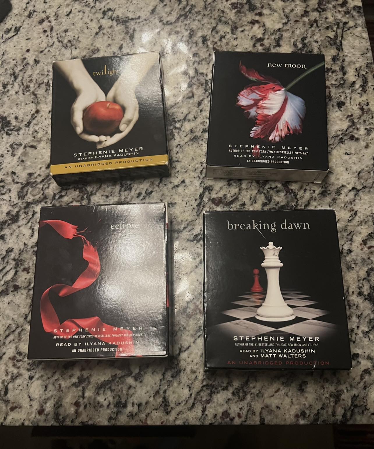 Audiobooks of twilight series found on ebay