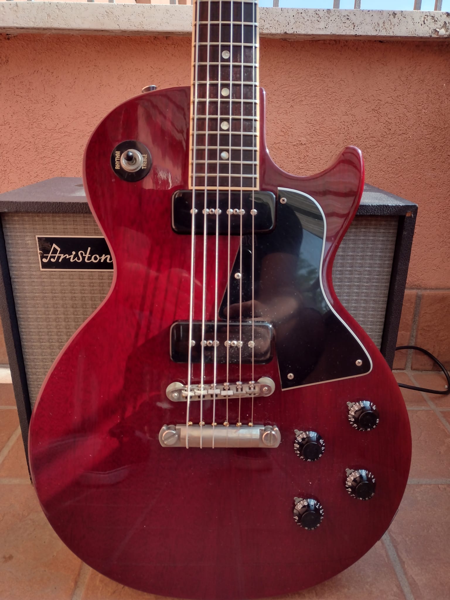 Modified 1991 Gibson Les Paul guitar
