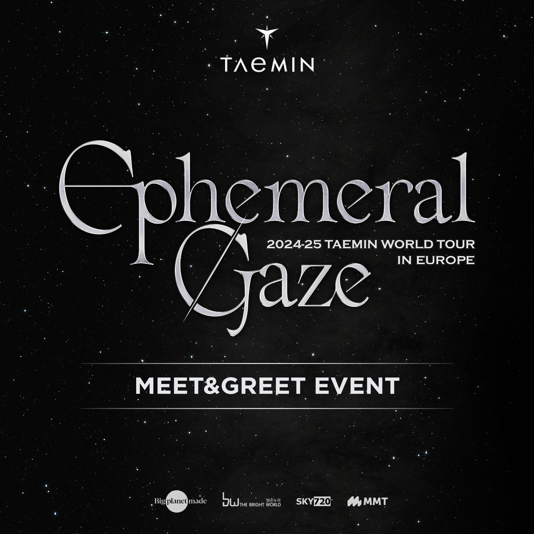 Taemin World Tour meet and greet passes on sale