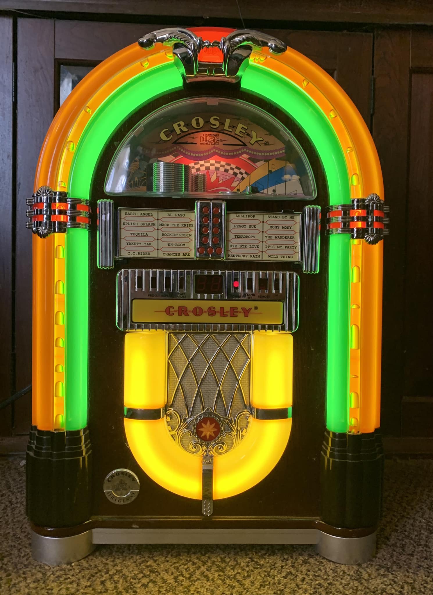 Mini replica 1946 Wurlitzer model 1015 jukebox