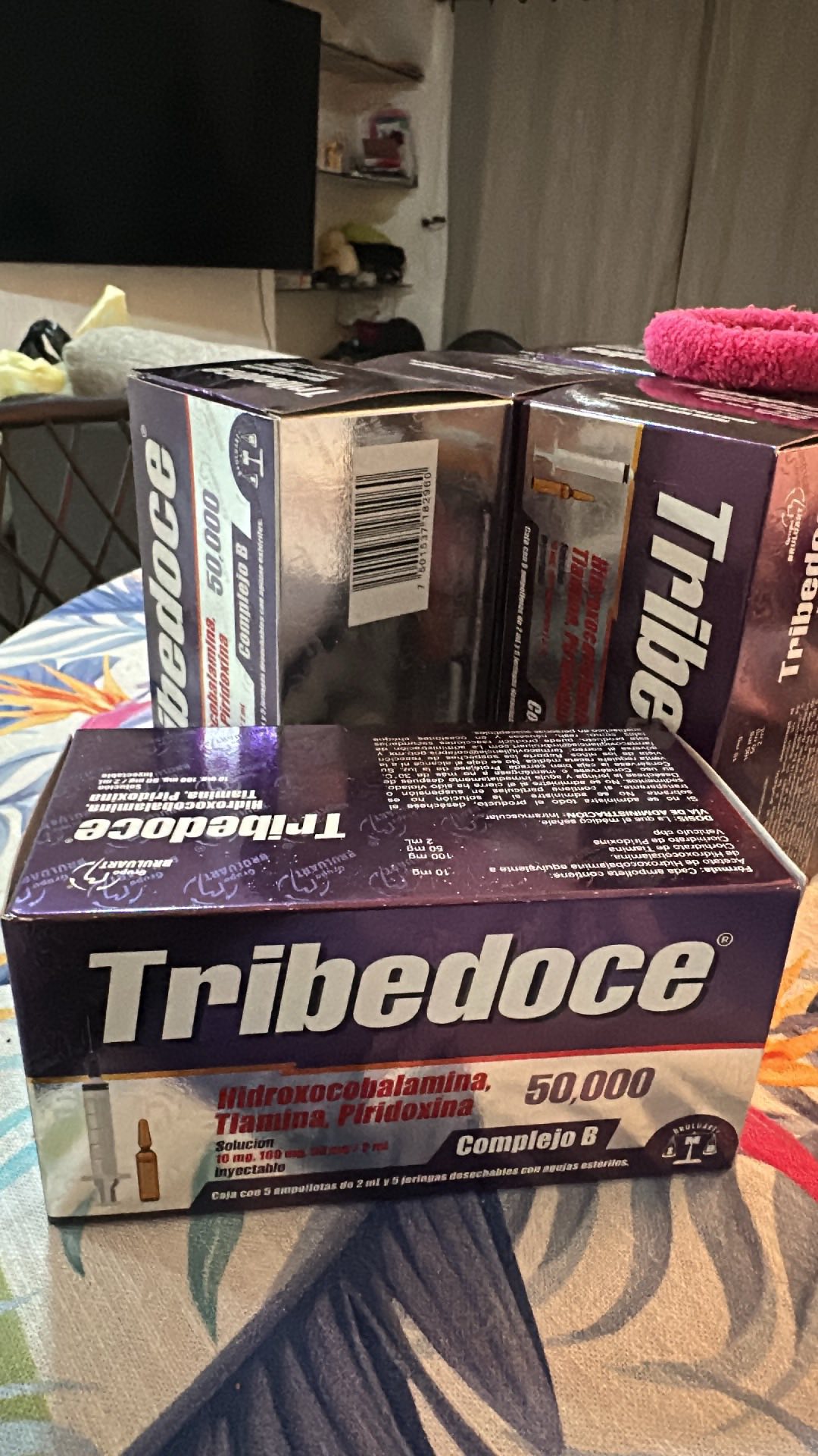 tribedoce b12 injections Vitaminas 10 vials of 15 ml Each Super potent TRIBEDOCE 50,000 (COMPLEJO B) Como