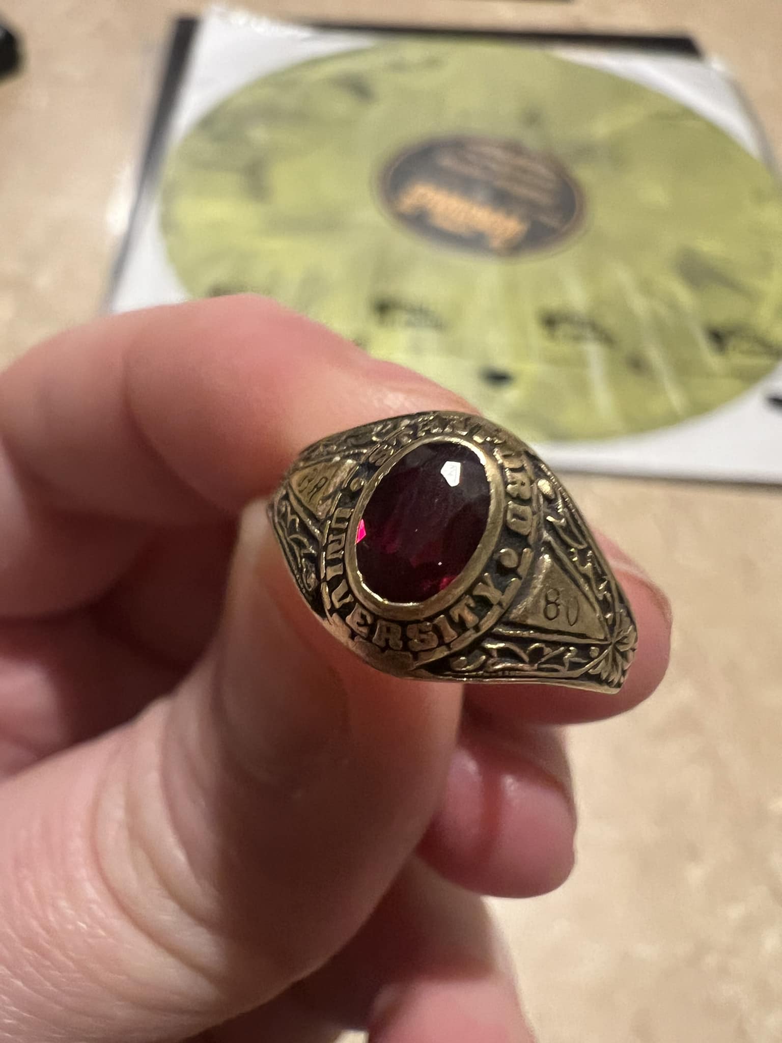 1980 Stanford University class ring found in Morgantown, WV