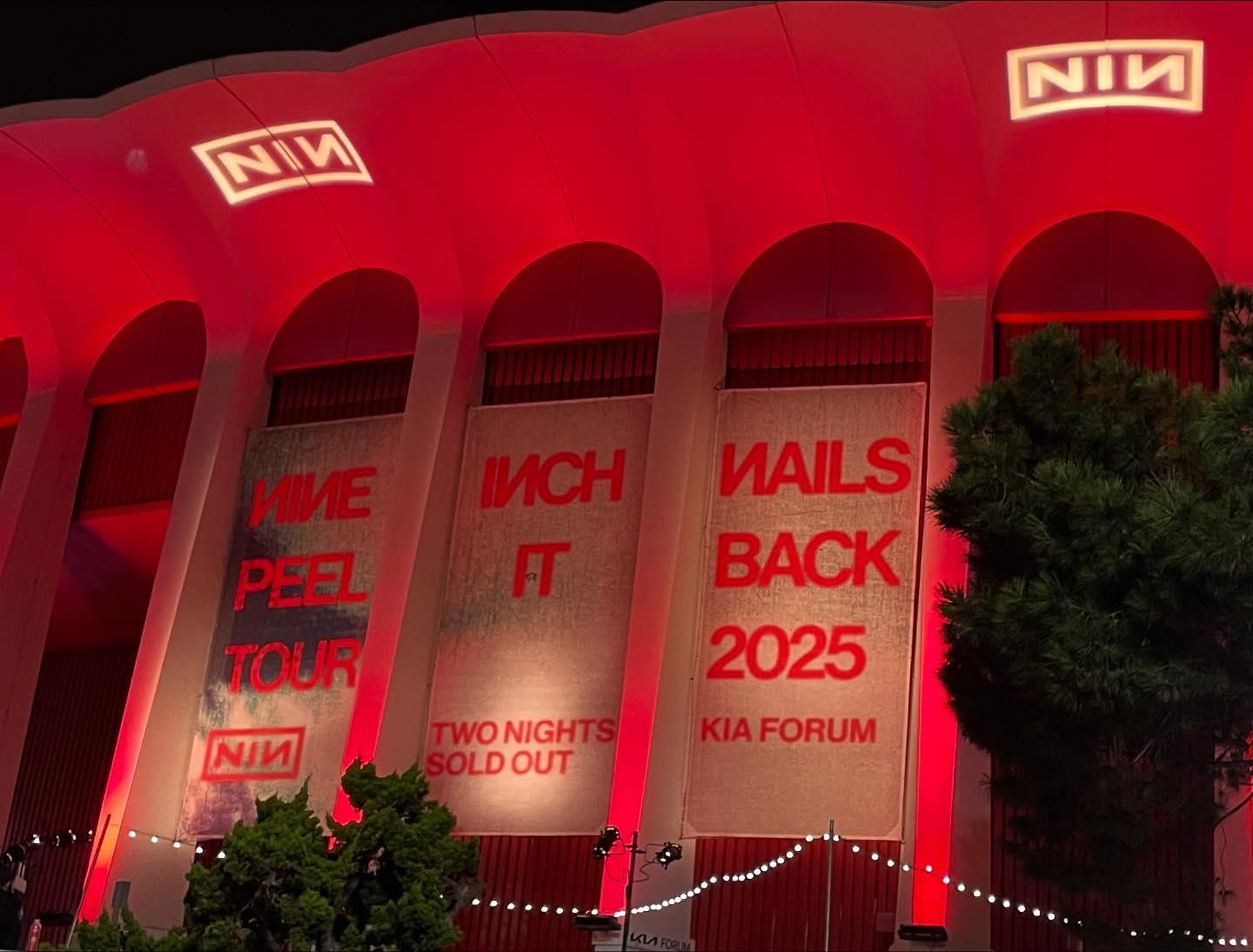 The crowd definitely remembered Nine Inch Nails