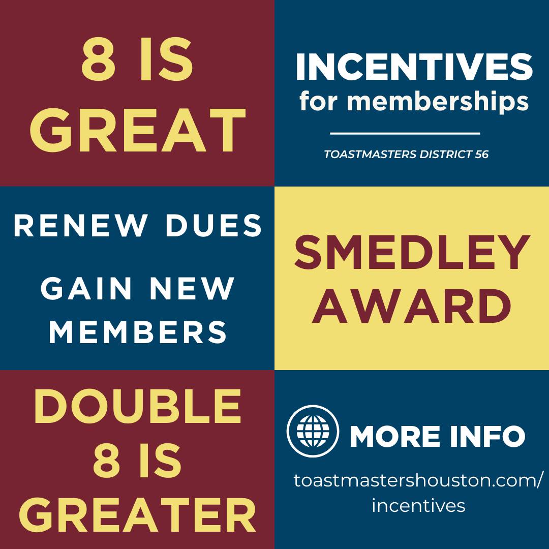 District 56 Toastmasters | > Did you know you can receive rewards just ...