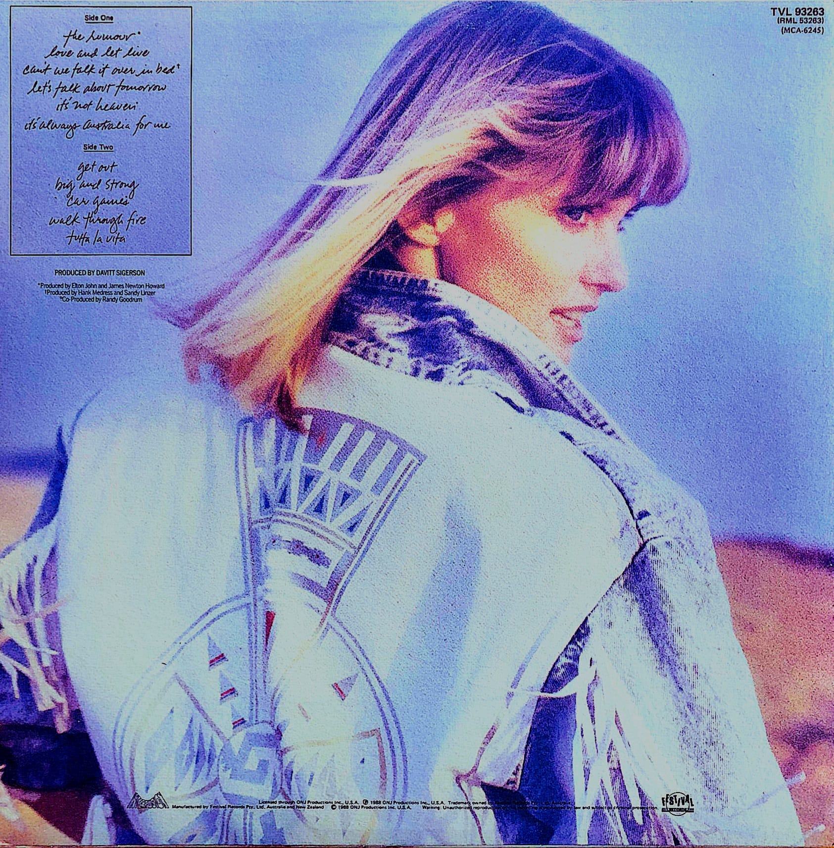 Information on denim jacket from album artwork