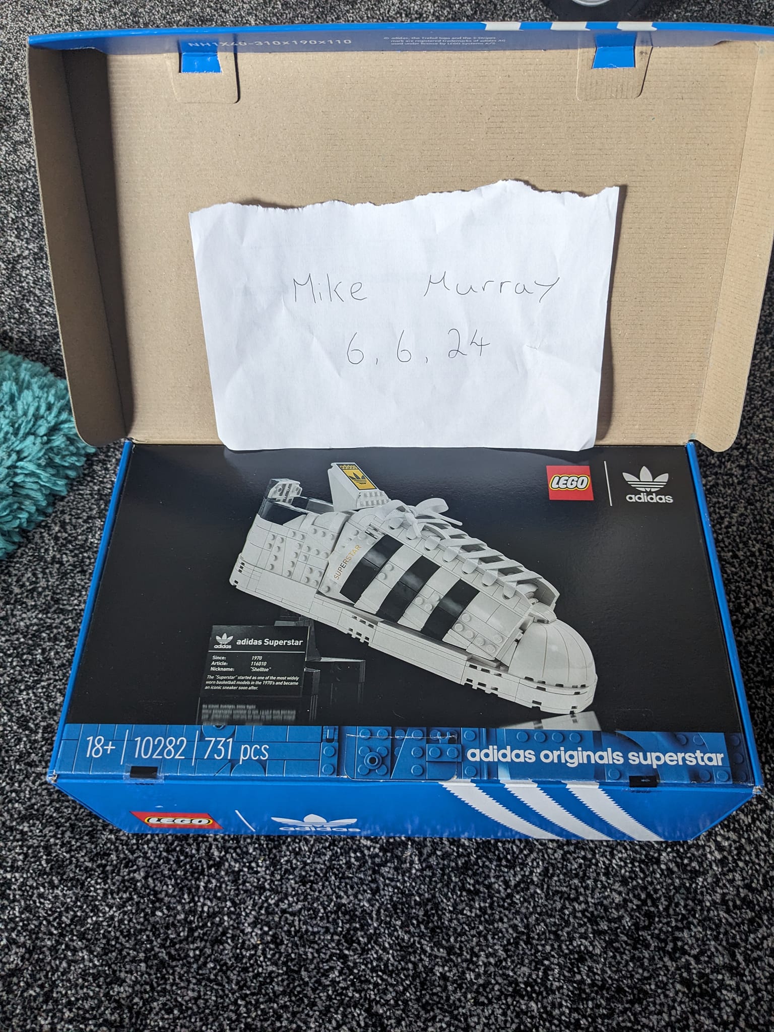 Lego 10282 Adidas Superstar retired set for sale