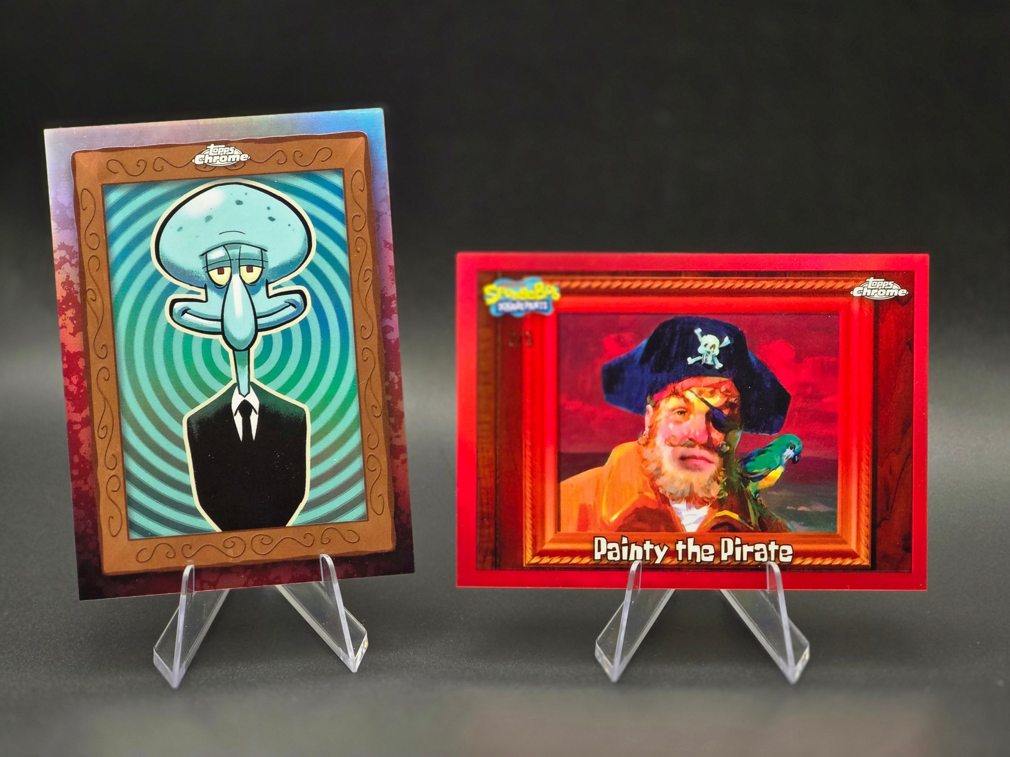 JUST PULLED: This 1/1 Squidward masterpiece was found inside a