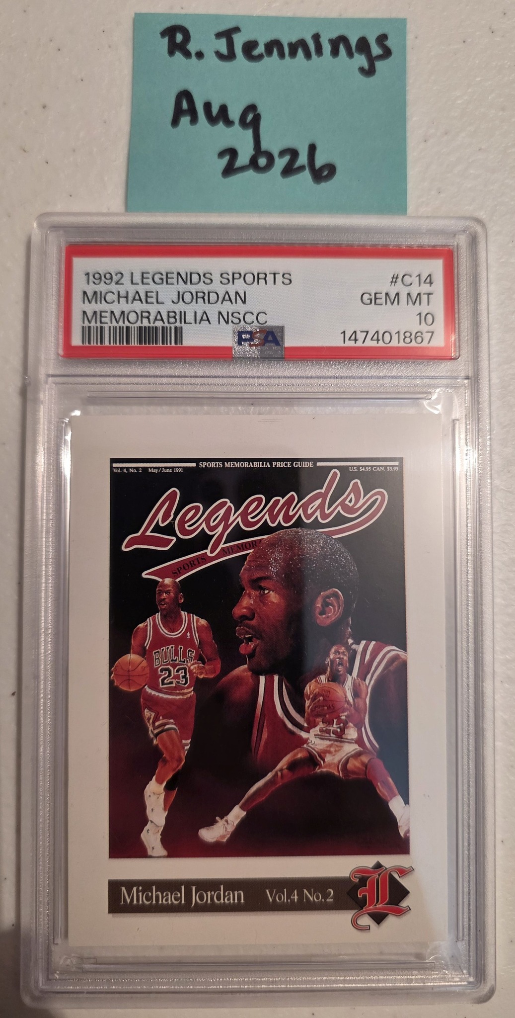 専用ページ(#641) Multiple PSA 10 Michael Jordan's, PSA Larry Bird rookie and autos