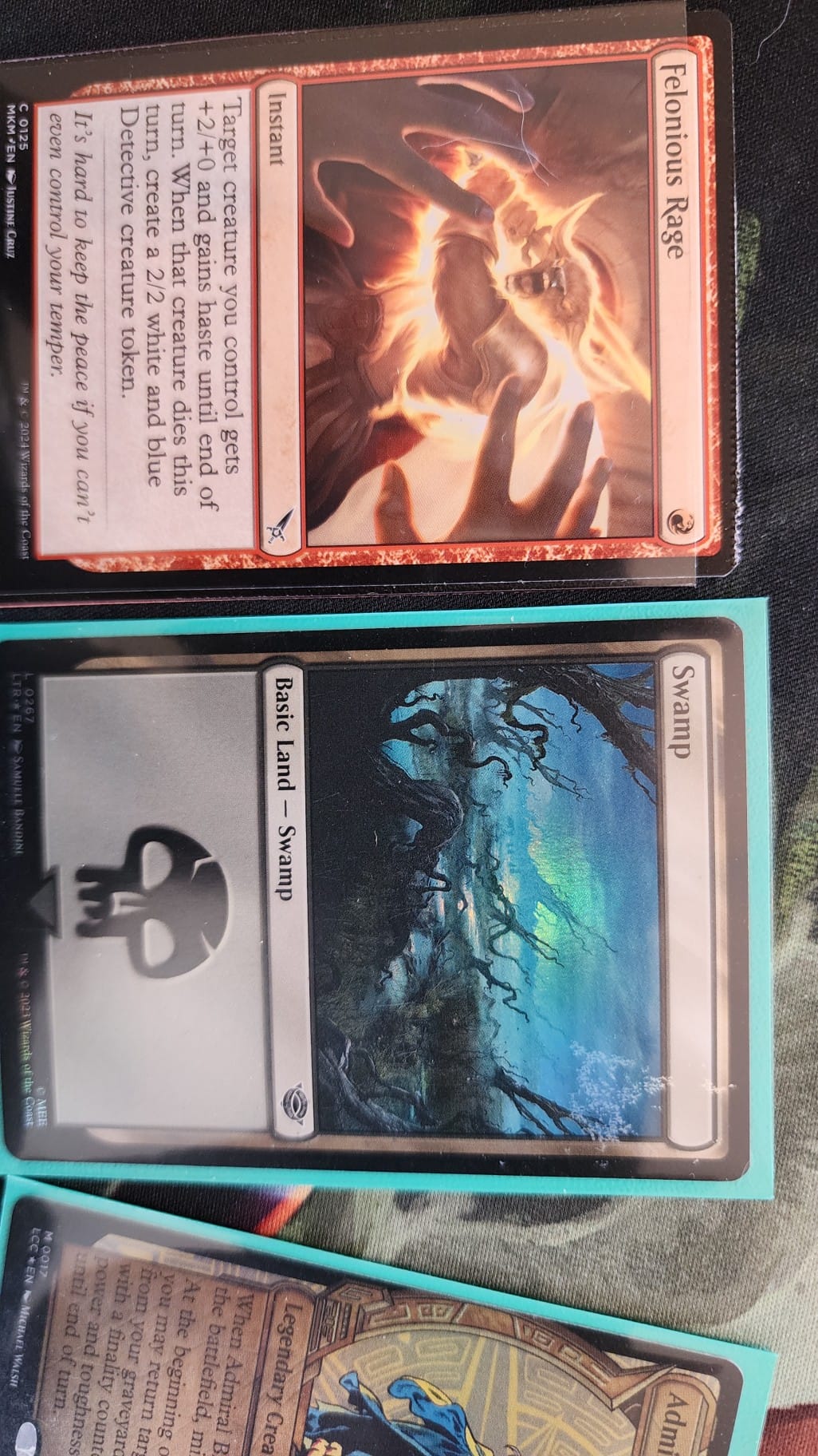 Why no error label on misprinted card?