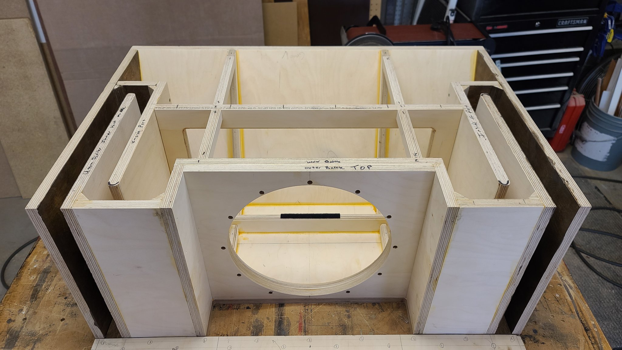 2.60 FT³ @ 34Hz Ported Subwoofer Enclosure Box w/ Kerf Port for Single 15 Sub $379.99