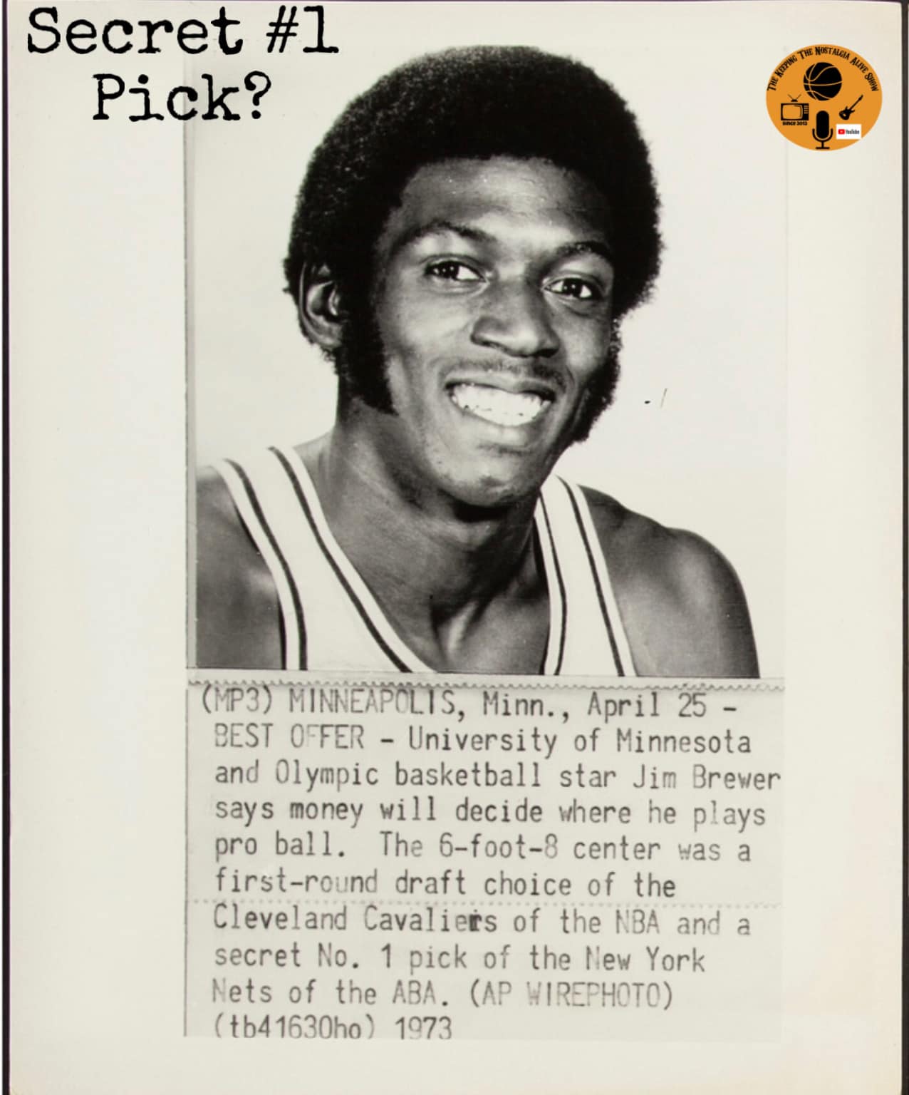 William - Jim Brewer's basketball records include winning an NBA ...