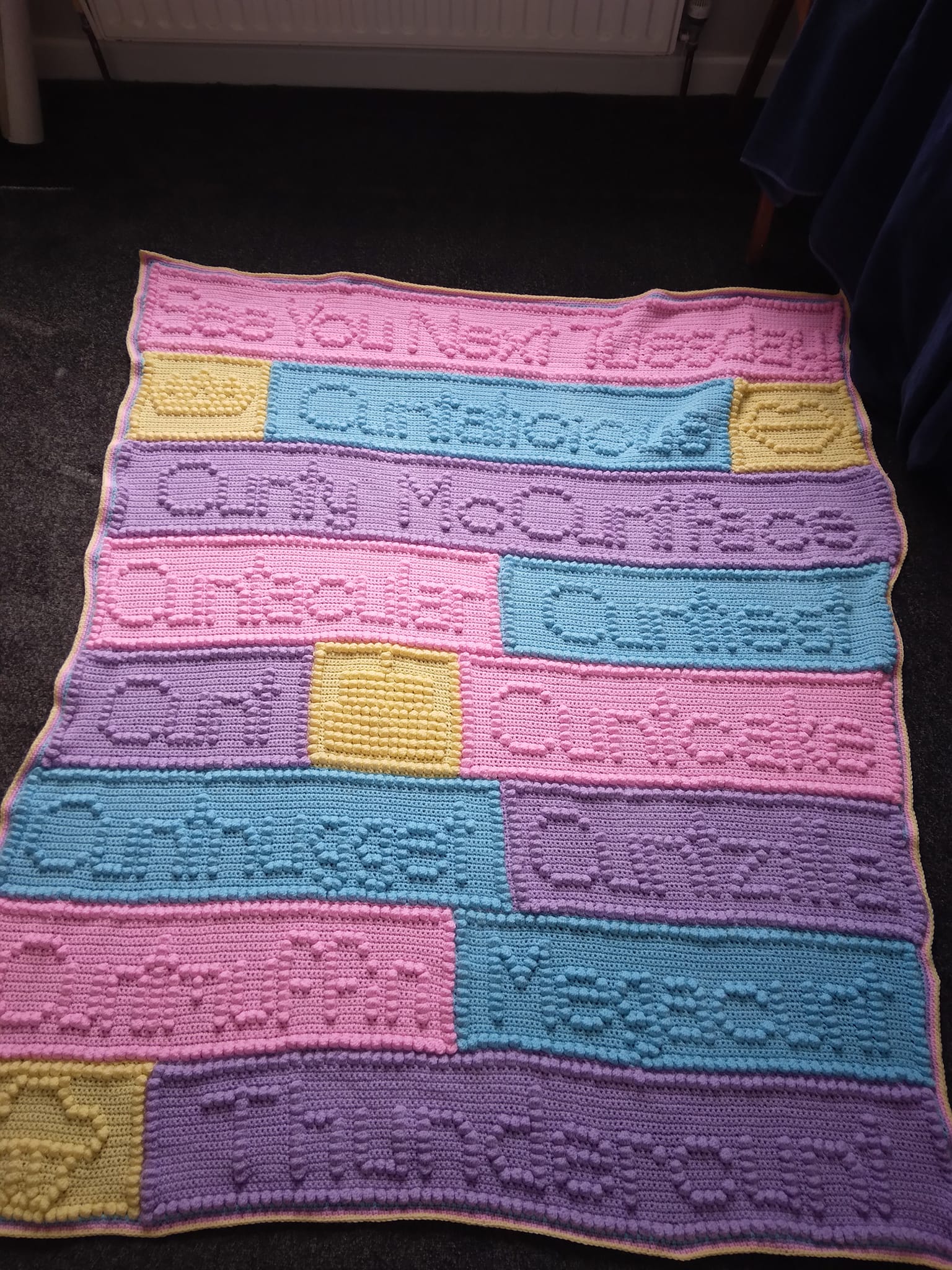 Heaviest handmade blanket ever made