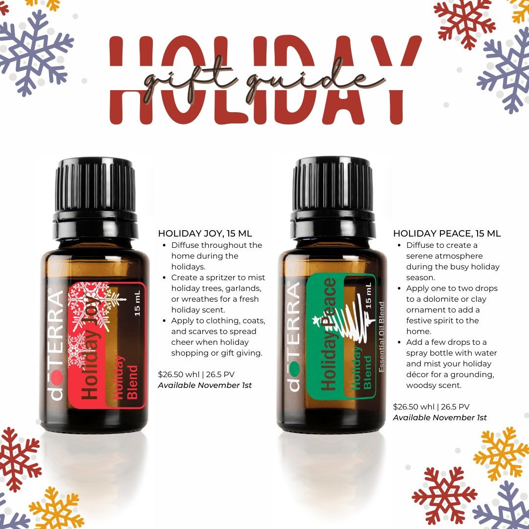 doTERRA Holiday プレシャスフローラル　セット The Holiday Collection is here! 🎁✨ We've made gift shopping