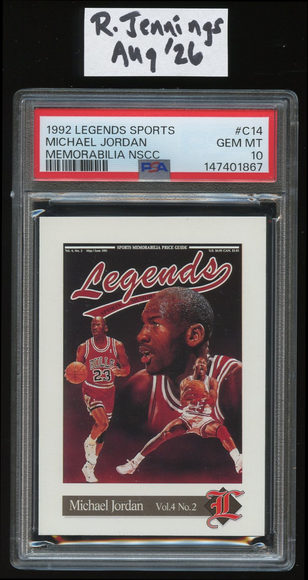 専用ページ(#641) Multiple PSA 10 Michael Jordan's, PSA Larry Bird rookie and autos
