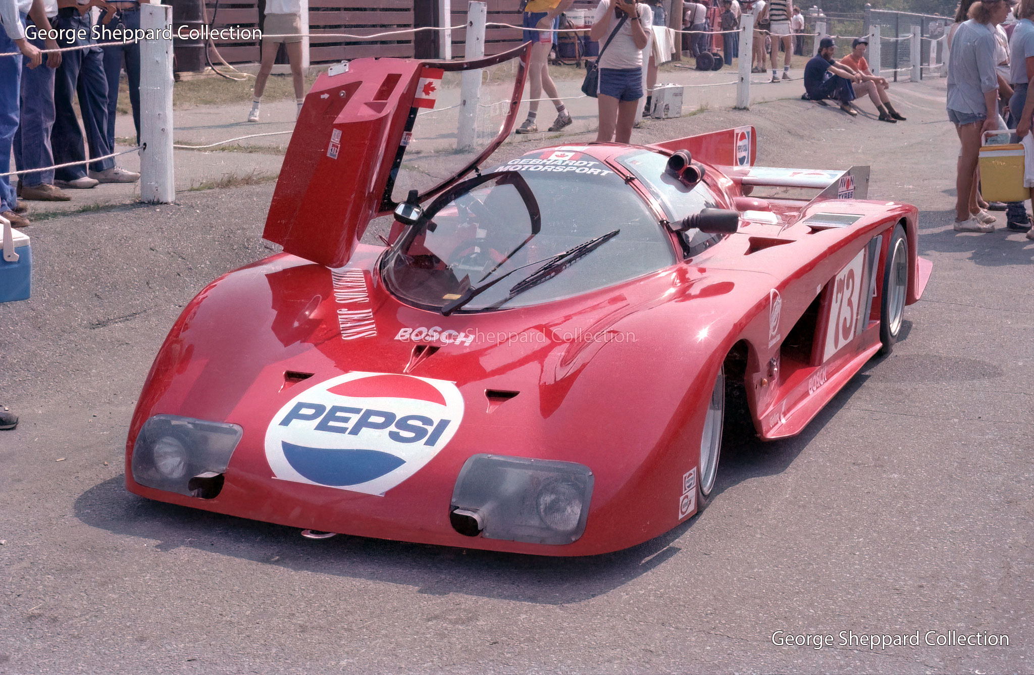 Gebhardt JC843 C2 car at 1984 Budweiser GT 1000km