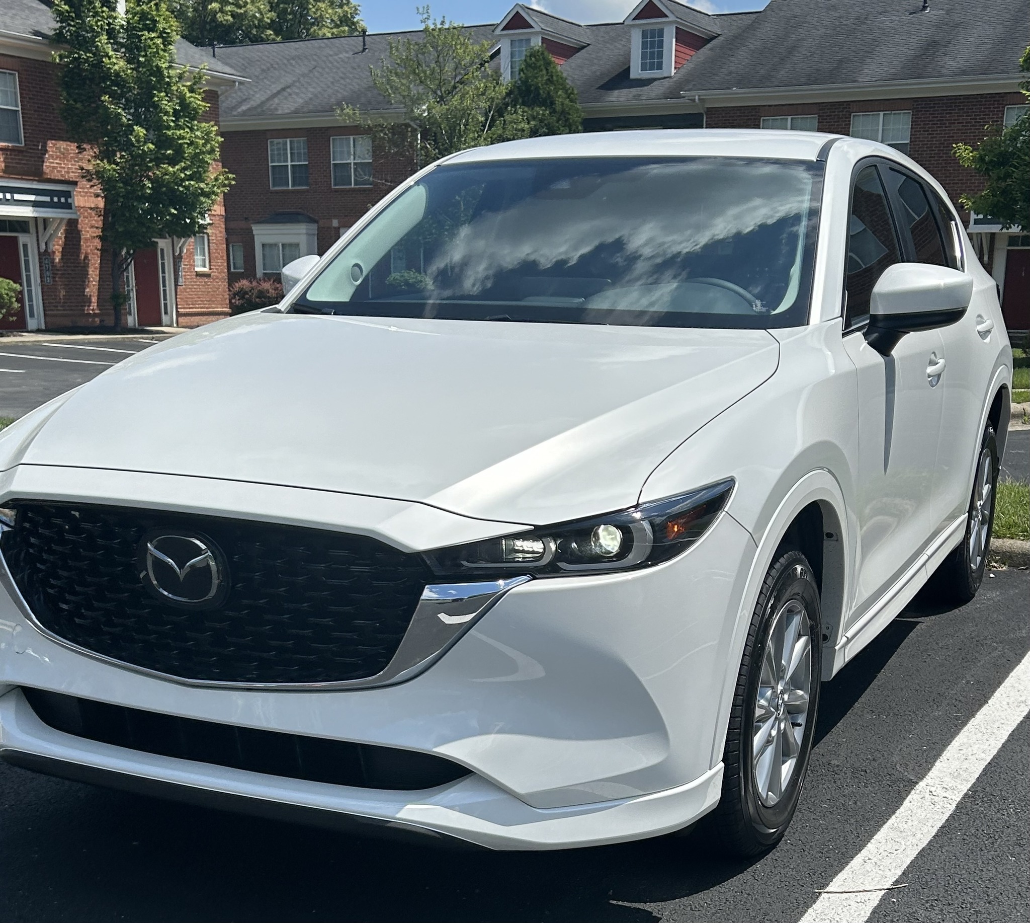 I have bought a Mazda CX-5 with 225/55 R19 tires. Is it possible