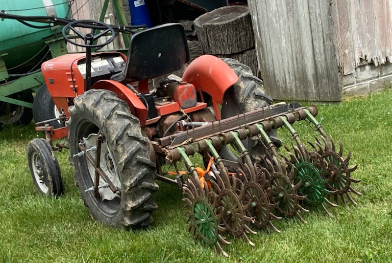 Rotary Hoe for Compact or tractor for garden or food plot
