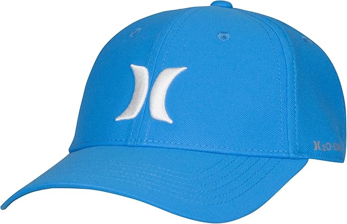 Hurley Kids' Baseball Cap - Adjustable Strap, Curved Brim, Cotton Twill, 6-Panel Design