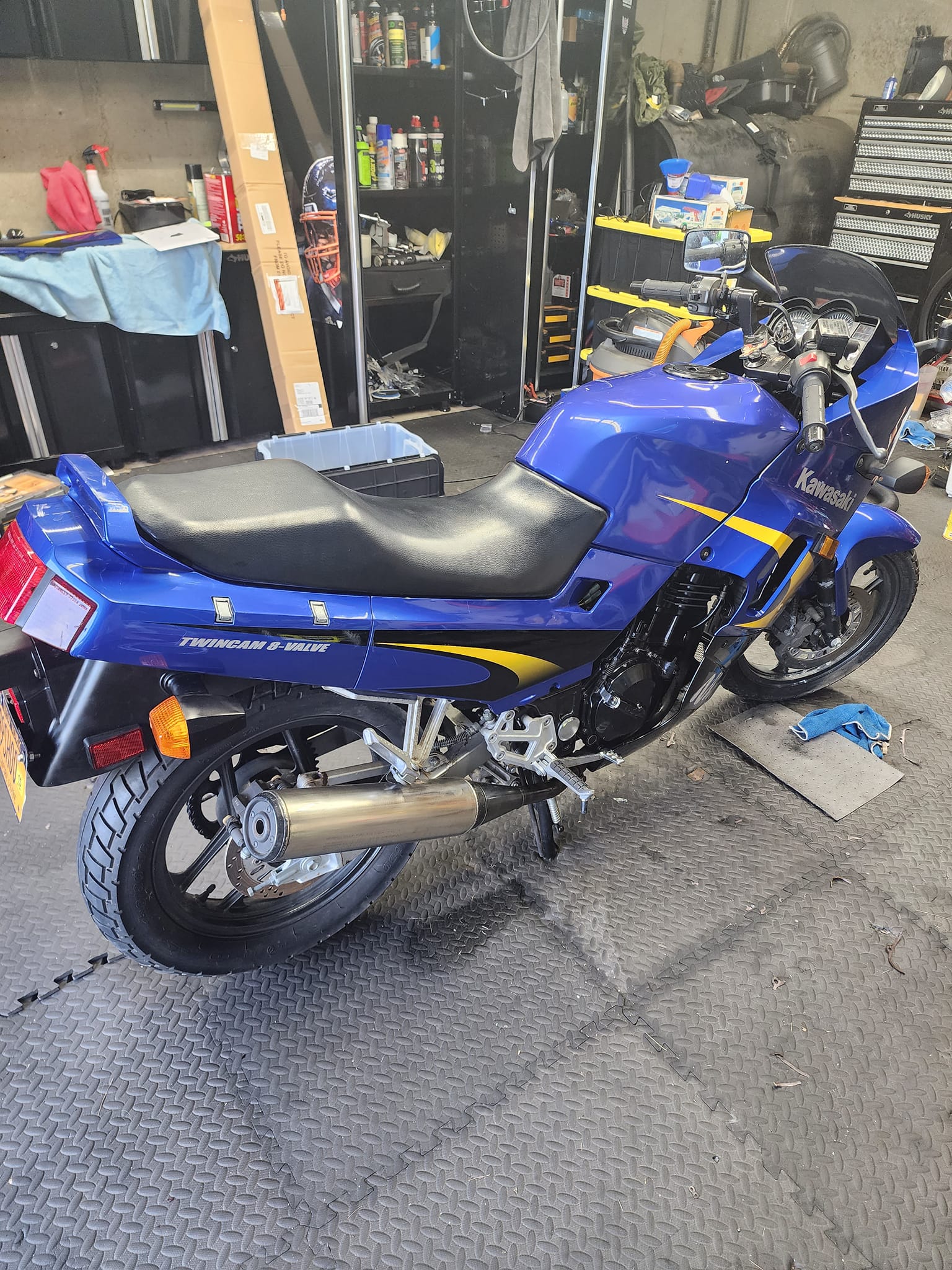 04 ninja 500 no title motor is good. But carbs need work. Price is