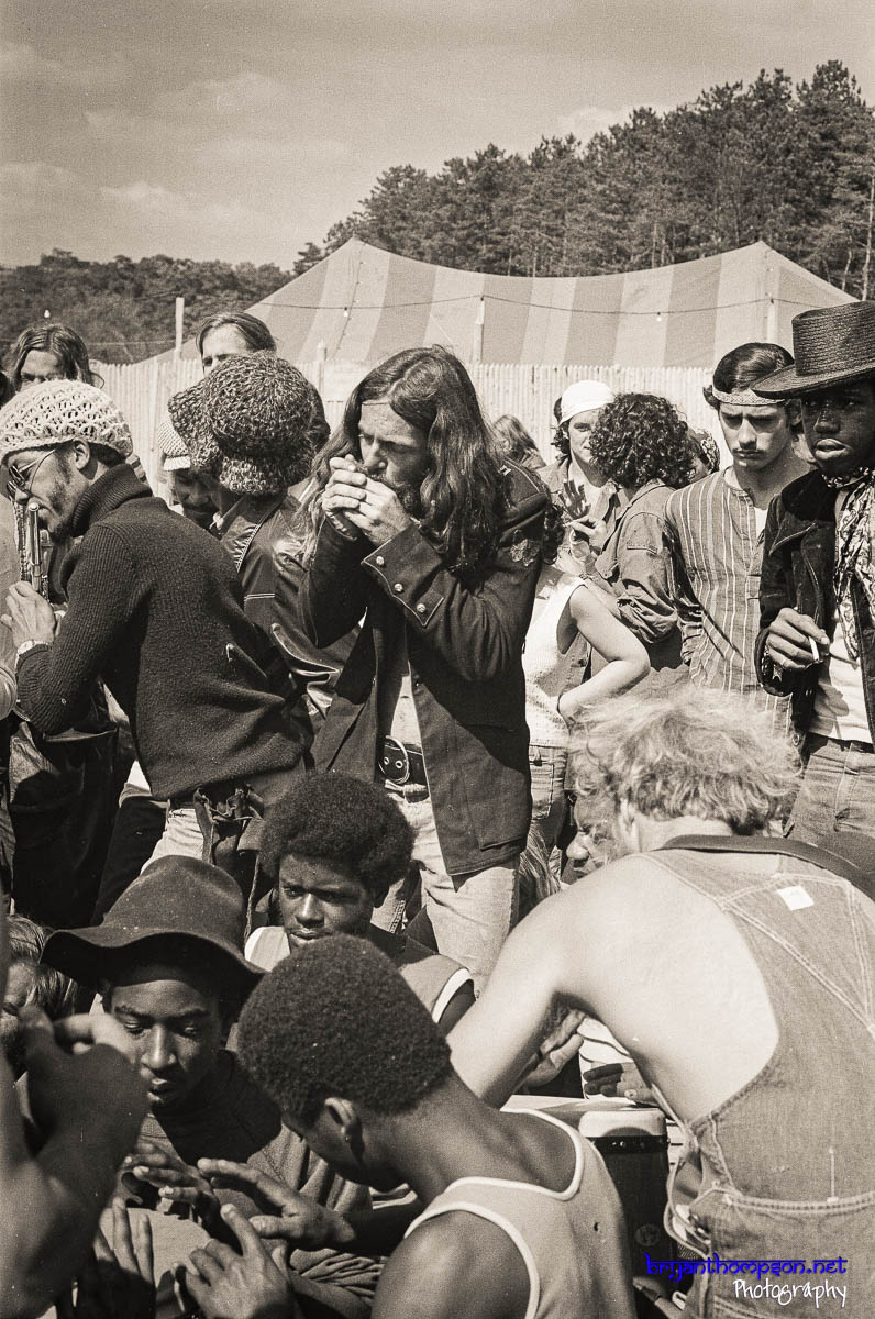 1972 Ann Arbor Blues and Jazz Festival crowd photos
