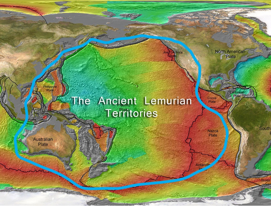 Mythical Continents Map