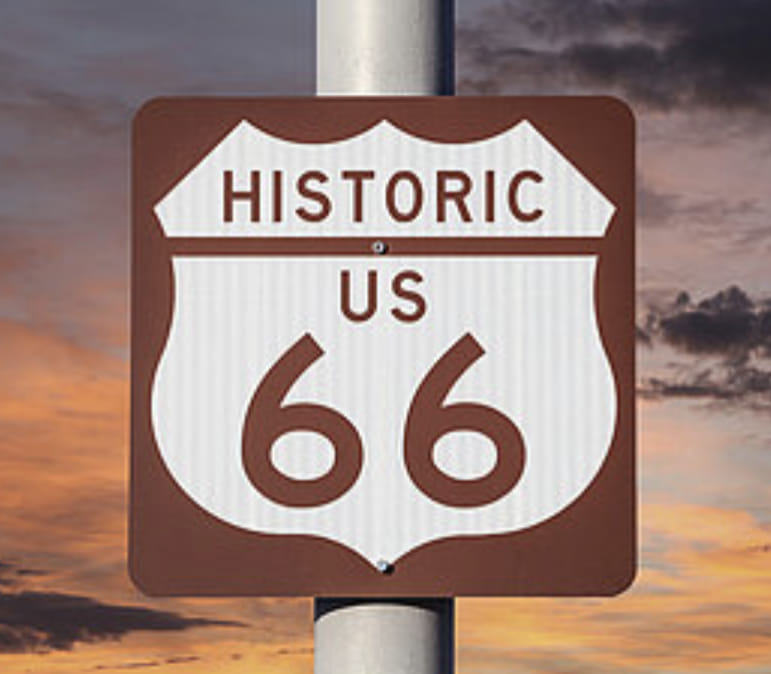 US. ROUTE66 道路標識 本物の形 What are the authentic Route 66 signs and how to identify them?