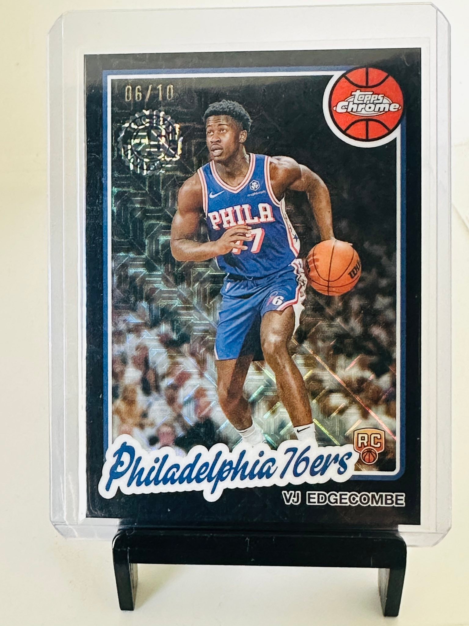 What is the value of 2025-26 Topps Chrome Black VJ Edgecombe 