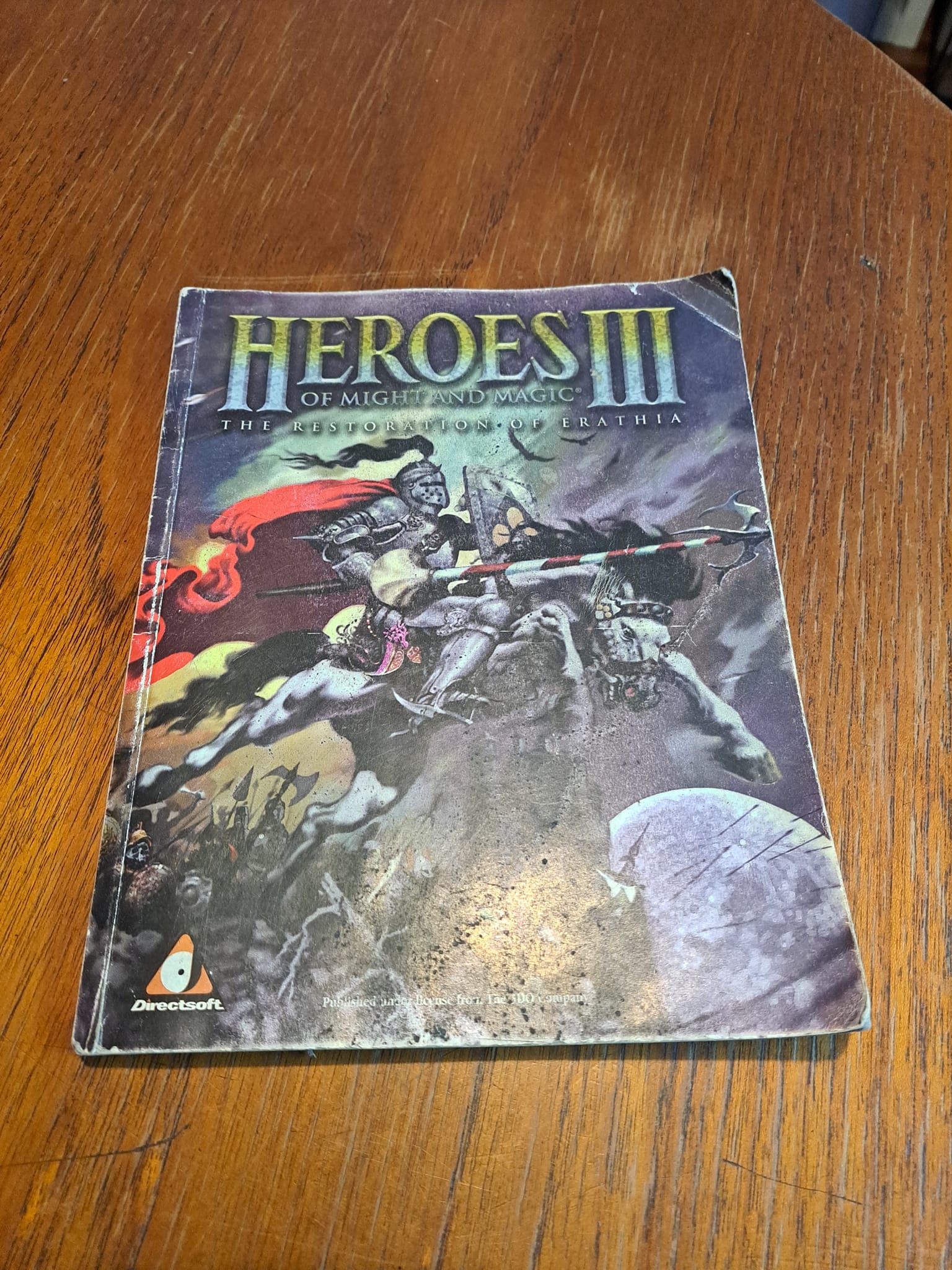 Players manual from 1999 video game purchase