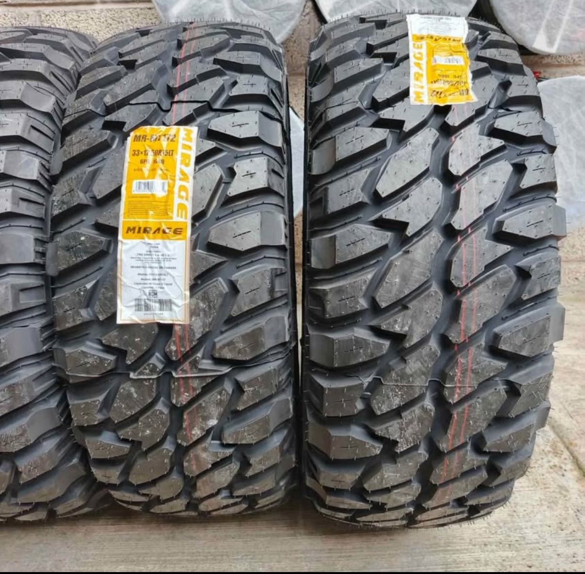 Mirage MT 33x12.50R15 tires for sale
