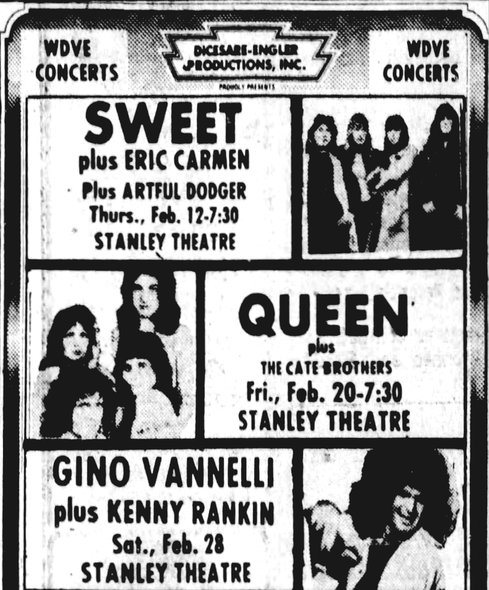 February 20th, 1976 Freddie Mercury 💖💖💖 Queen performed the