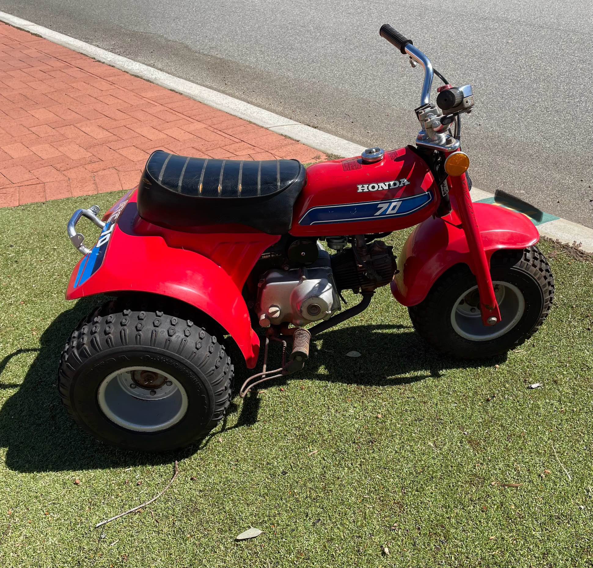 Honda ATC 70 3輪バイク レッド公道不可 1982 Honda ATC 70 in 