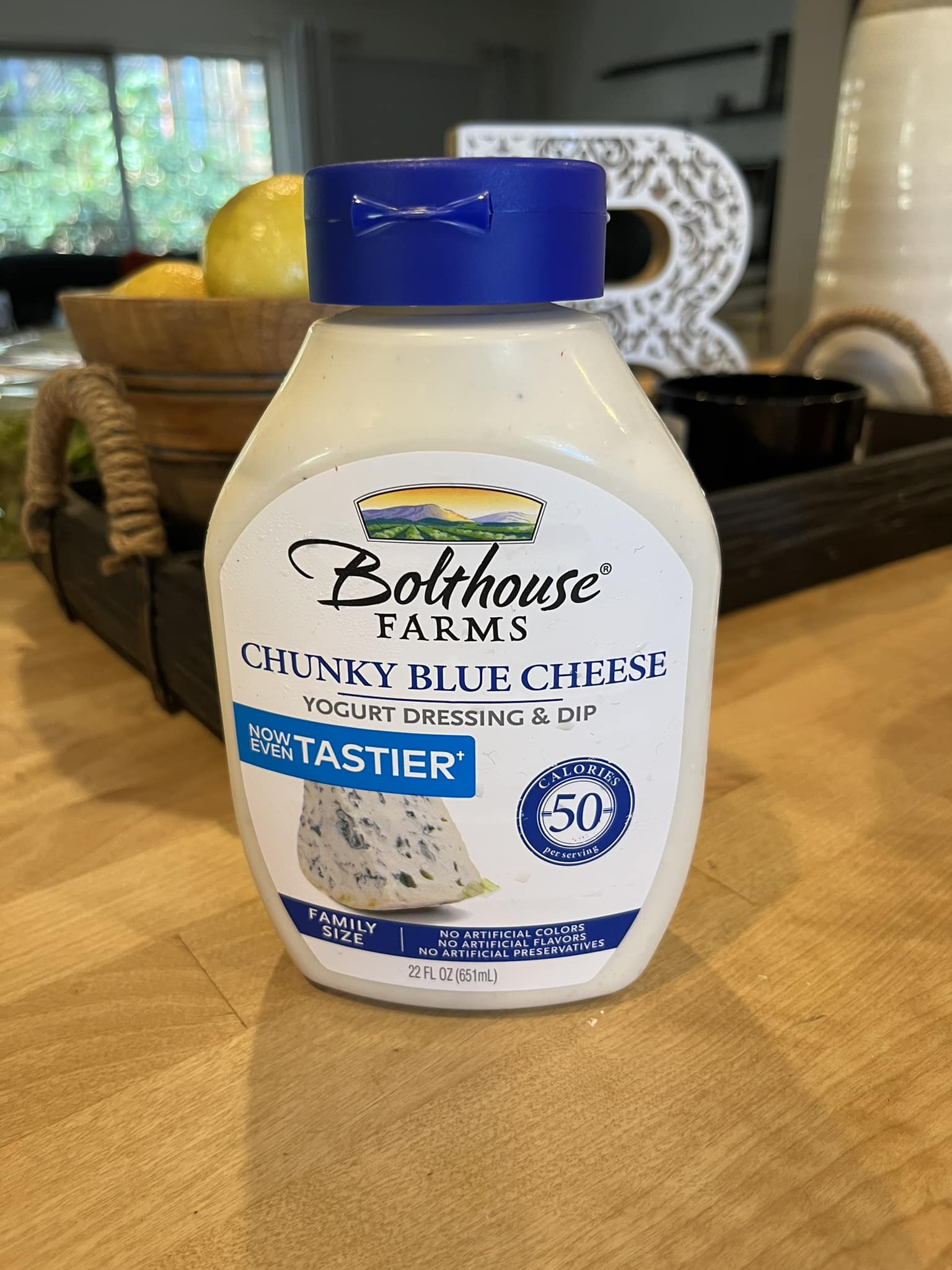 Delicious blue cheese dressing for salads